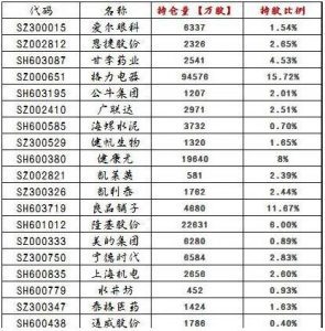 2021年，最新高瓴资本最新持仓明细
