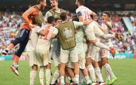 西班牙淘汰克罗地亚晋级欧洲杯8强