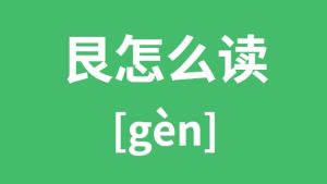 艮怎么读_艮的拼音_艮字是什么意思