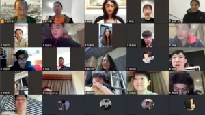 上海交大这张网课截图不得了，王曼昱孙颖莎周琦都是同学