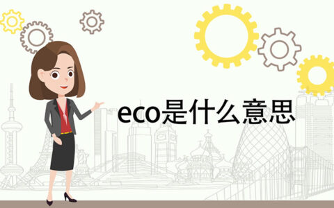 eco是什么意思