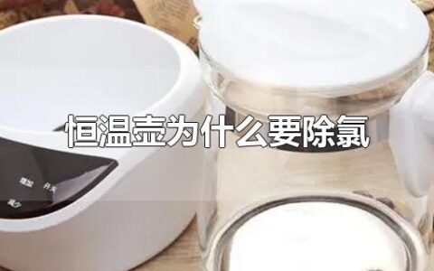 恒温壶为什么要除氯