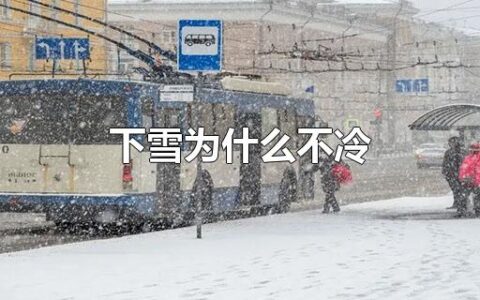 下雪为什么不冷