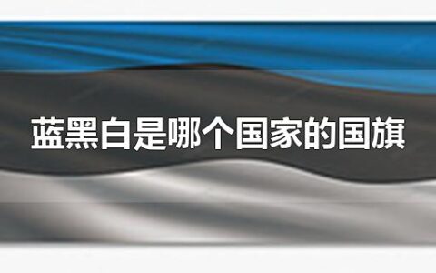 蓝黑白是哪个国家的国旗