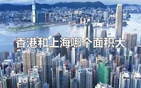 香港和上海哪个面积大
