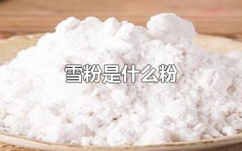 雪粉是什么粉