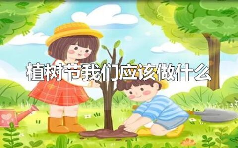 植树节我们应该做什么