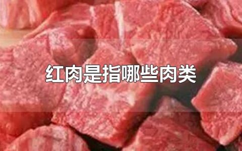 红肉是指哪些肉类 红肉与白肉的区别是什么