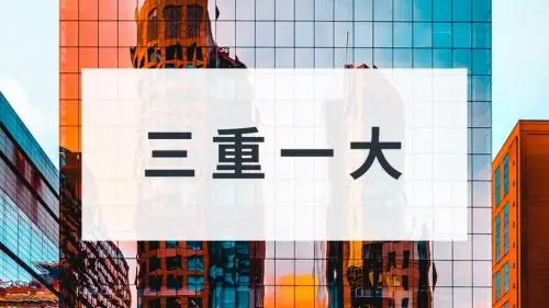 三重一大