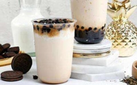 喝奶茶发朋友圈的句子