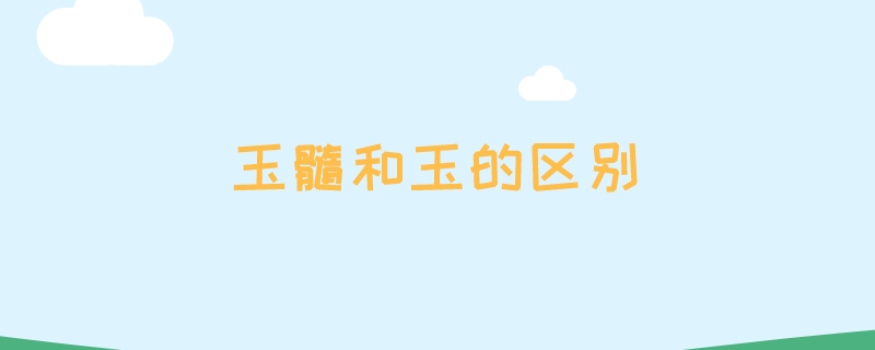 玉髓和玉的区别