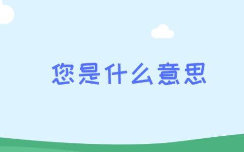 您是什么意思