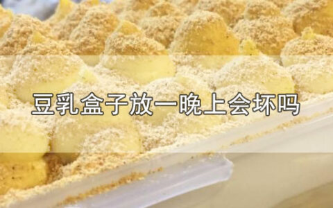 豆乳盒子放一晚上会坏吗