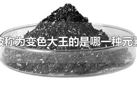 被称为变色大王的是哪一种元素