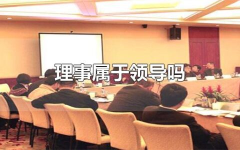 理事属于领导吗