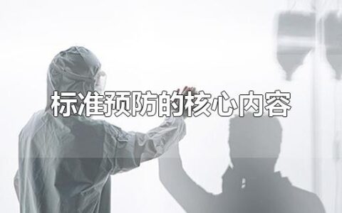 标准预防的核心内容