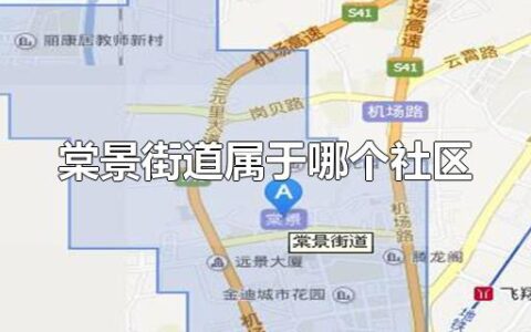 棠景街道属于哪个社区