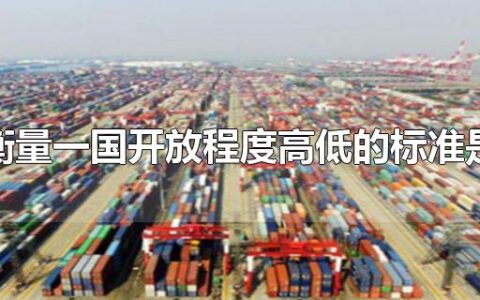 衡量一国开放程度高低的标准是