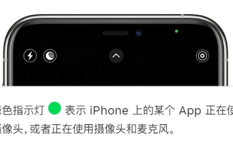 iphone左上角绿色什么意思