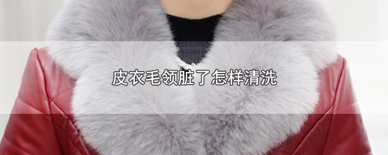 皮衣毛领脏了怎样清洗