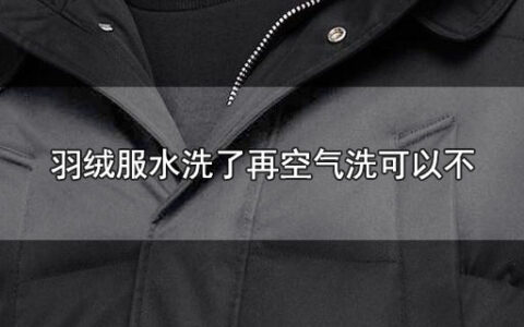 羽绒服水洗了再空气洗可以不