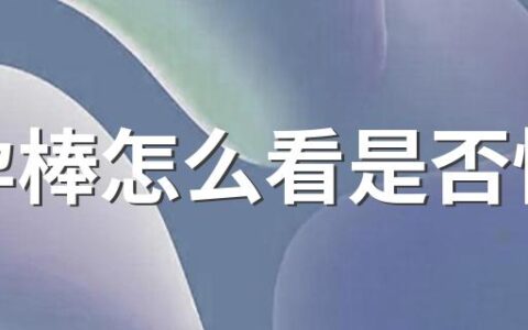 验孕棒怎么看是否怀孕 验孕棒c区一条杠是什么意思