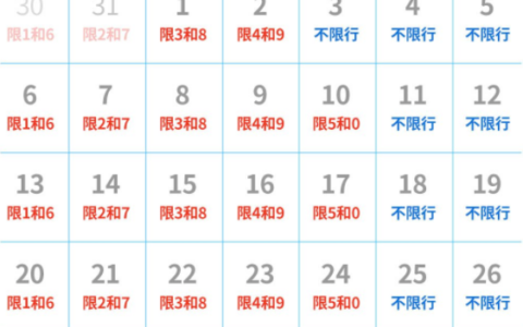 郑州限行2022年6最新通知