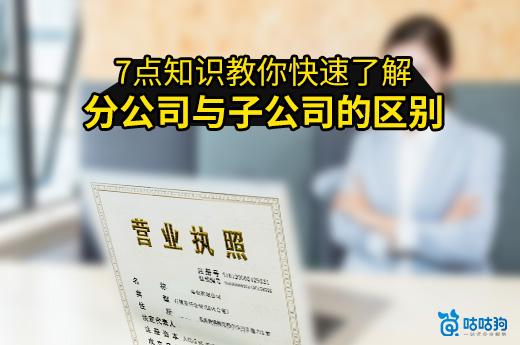 7点知识教你快速了解分公司与子公司的区别