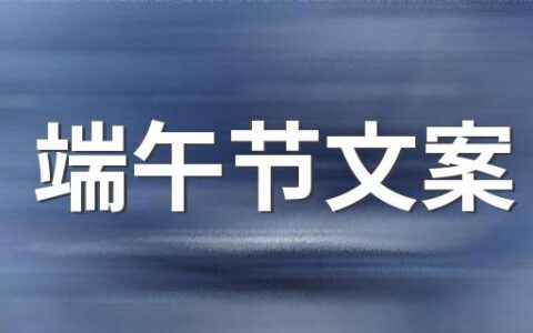 端午节文案 2022祝端午节安康简短句子祝福语分享