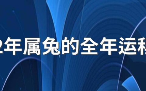 2022年属兔的全年运程 2022属兔人运势