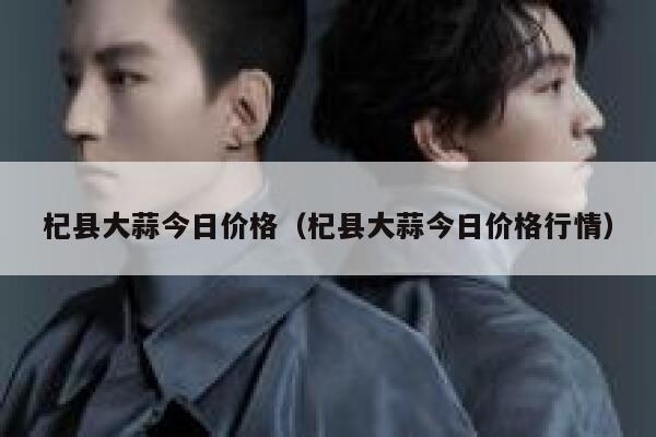 杞县大蒜今日价格（杞县大蒜今日价格行情） 第1张