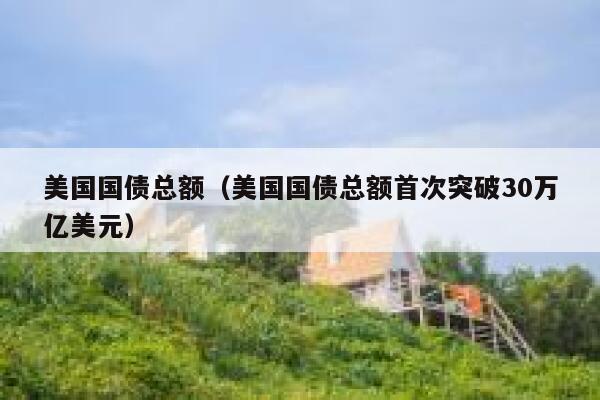 美国国债总额（美国国债总额首次突破30万亿美元） 第1张