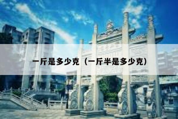 一斤是多少克（一斤半是多少克） 第1张