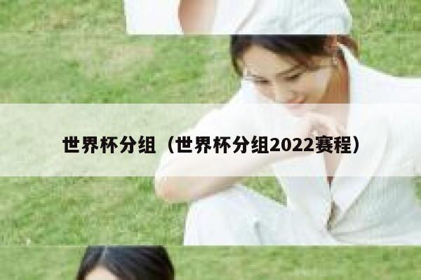 世界杯分组（世界杯分组2022赛程） 第1张