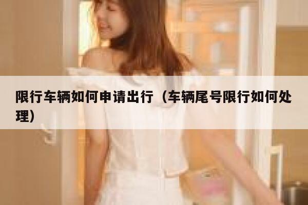 限行车辆如何申请出行（车辆尾号限行如何处理） 第1张