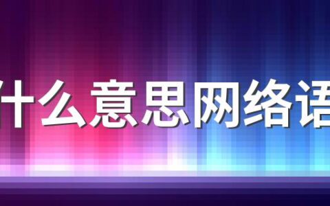 s是什么意思网络语言