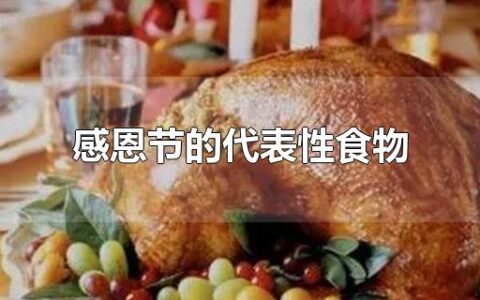 感恩节的代表性食物