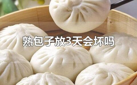 熟包子放3天会坏吗